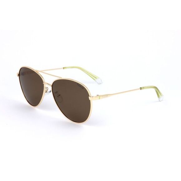 Polaroid Gold MetalSunglasses